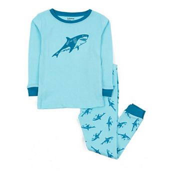 Leveret Baby Two Piece Cotton Pajamas Sharks
