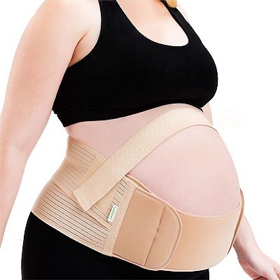 KeaBabies 2 in 1 Pregnancy Belly Support Band Maternity Belt Pregnancy Must Haves Baby Belly Bands