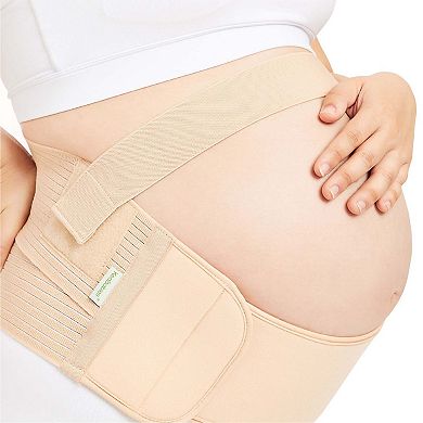 KeaBabies 2 in 1 Pregnancy Belly Support Band, Maternity Belt, Pregnancy Must Haves Baby Belly Bands