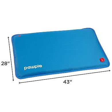 Pawple Dog Cooling Mat, Dog Mat for Travel, Foam Base Cooling Pad for Pet Bed