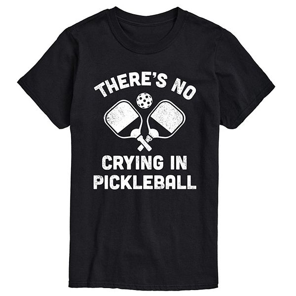 Men's No Crying Pickleball Tee