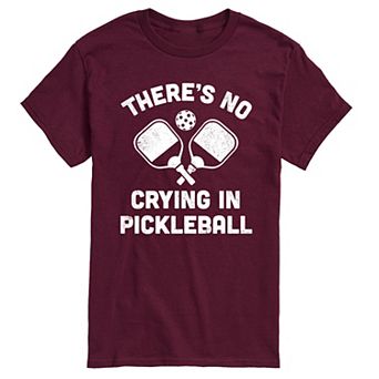 Men's No Crying Pickleball Tee