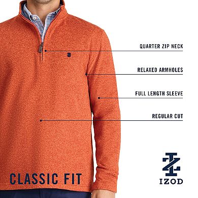 Men's IZOD Fleece Quarter-Zip Sweater