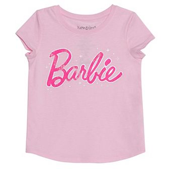 Toddler Jumping Beans® Barbie Distressed Logo Magic Graphic Tee