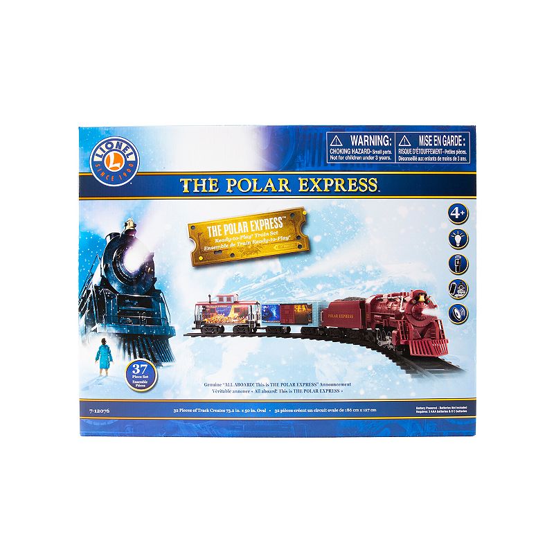 The Polar Express Freight Battery Powered RTP Train Set, Multicolor