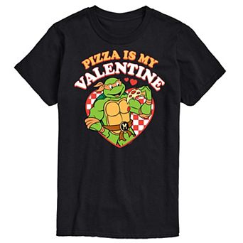 Men's TMNT Pizza Is My Valentine Tee