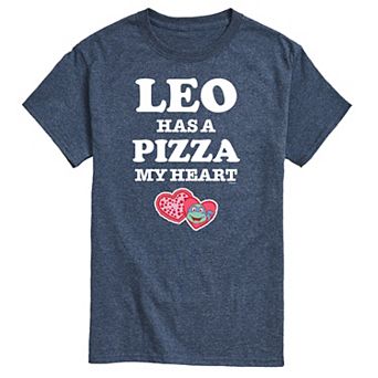 Men's TMNT Pizza My Heart Leo Tee