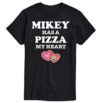Men's TMNT Pizza My Heart Mikey Tee