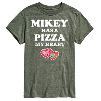Men's TMNT Pizza My Heart Mikey Tee