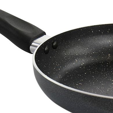 Oster Cocina 9.4 in. Nonstick Aluminum Frying Pan in Graphite Grey