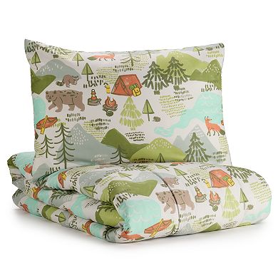 The Big One Kids Owen Outdoors Reversible Comforter Set with Shams