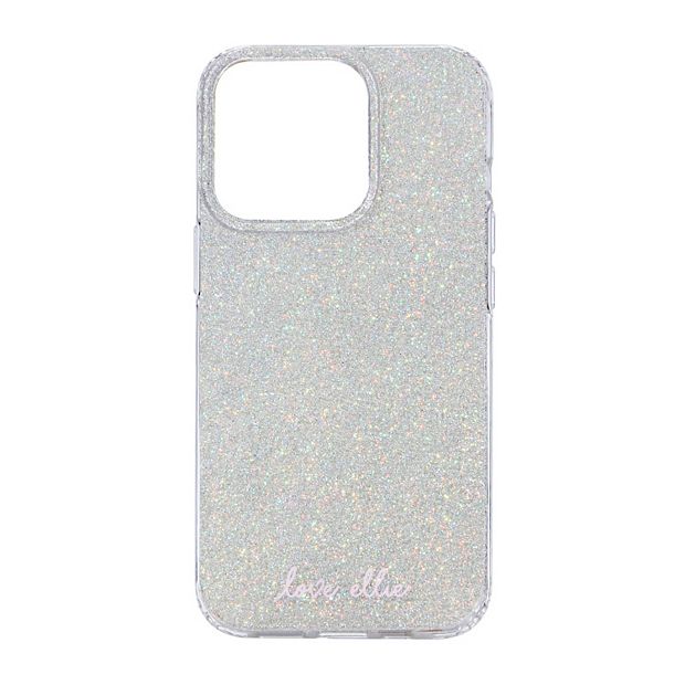 Love Ellie Holographic Glitter Apple iPhone Case for 14 Pro 14