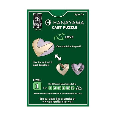 BePuzzled Love Hanayama Puzzle Level 1