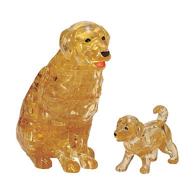BePuzzled Dog and Puppy Standard Crystal Puzzle