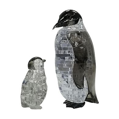 BePuzzled 3D Penguin & Baby Crystal Puzzle