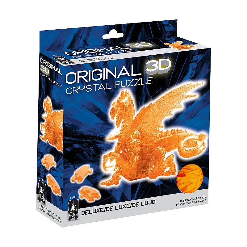 29350161 BePuzzled Dragon 3D Crystal Puzzle, Orange sku 29350161