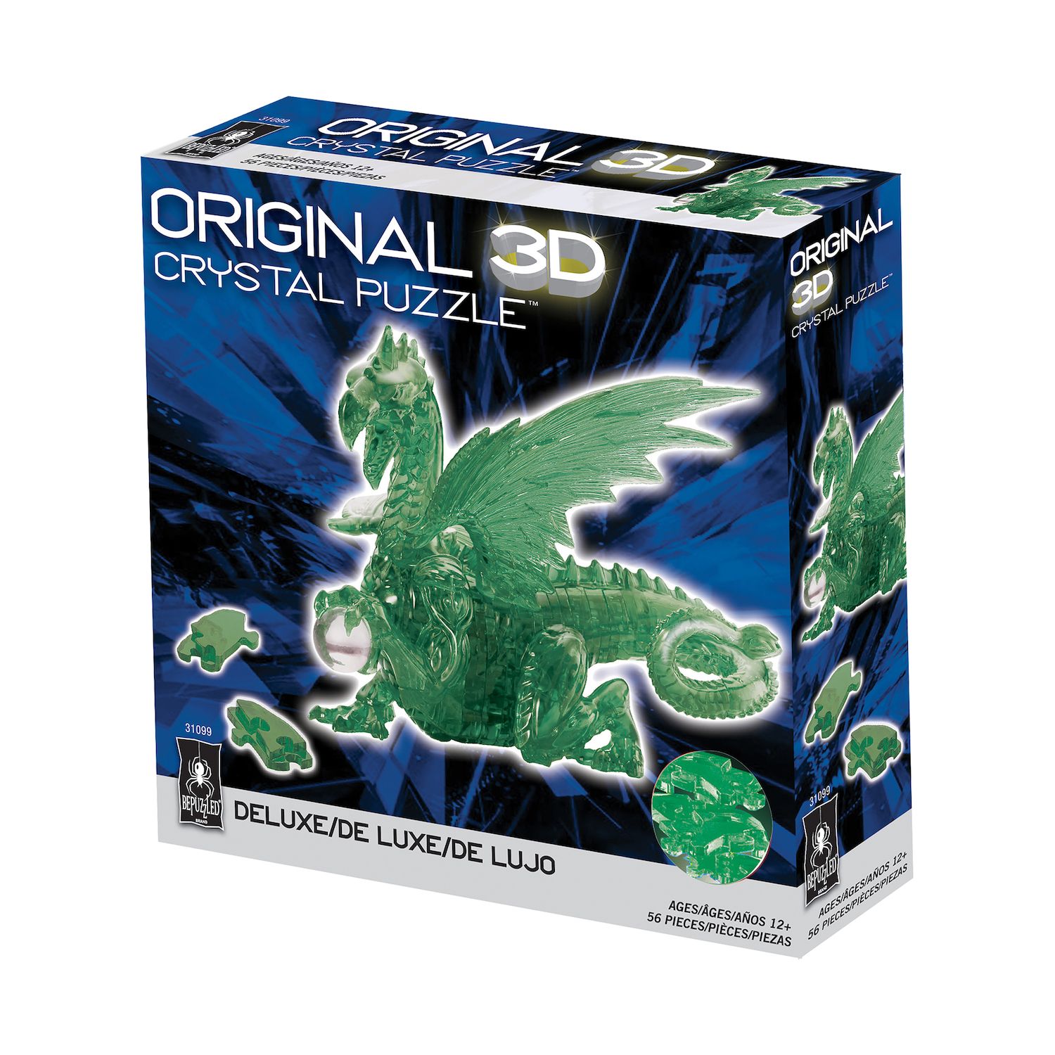 Skull Original 3D Crystal Puzzle from BePuzzled, Ages 12 and Up