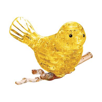BePuzzled 3D Yellow Bird Crystal Puzzle