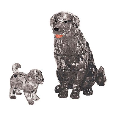 BePuzzled 3D Dog & Puppy Crystal Puzzle
