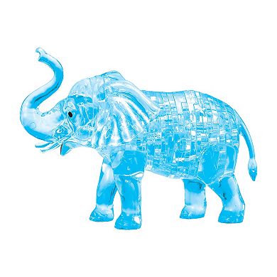 BePuzzled Elephant and Baby Standard Crystal 3D Puzzle