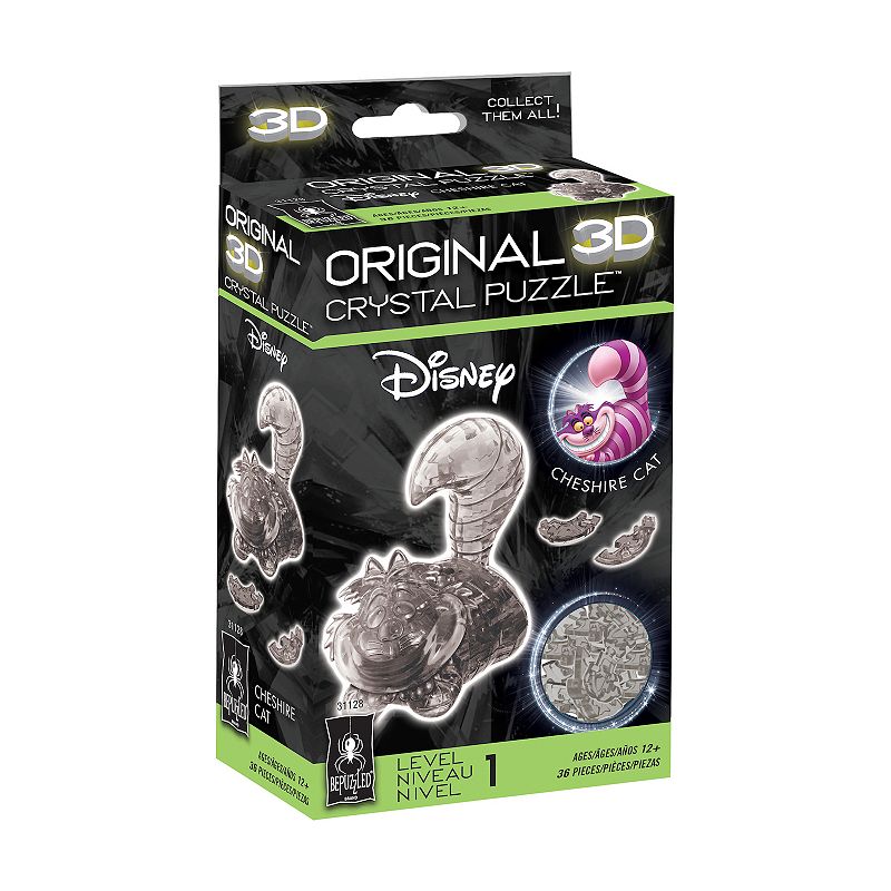 Disneys Cheshire Cat 3D Crystal Puzzle by BePuzzled, Black