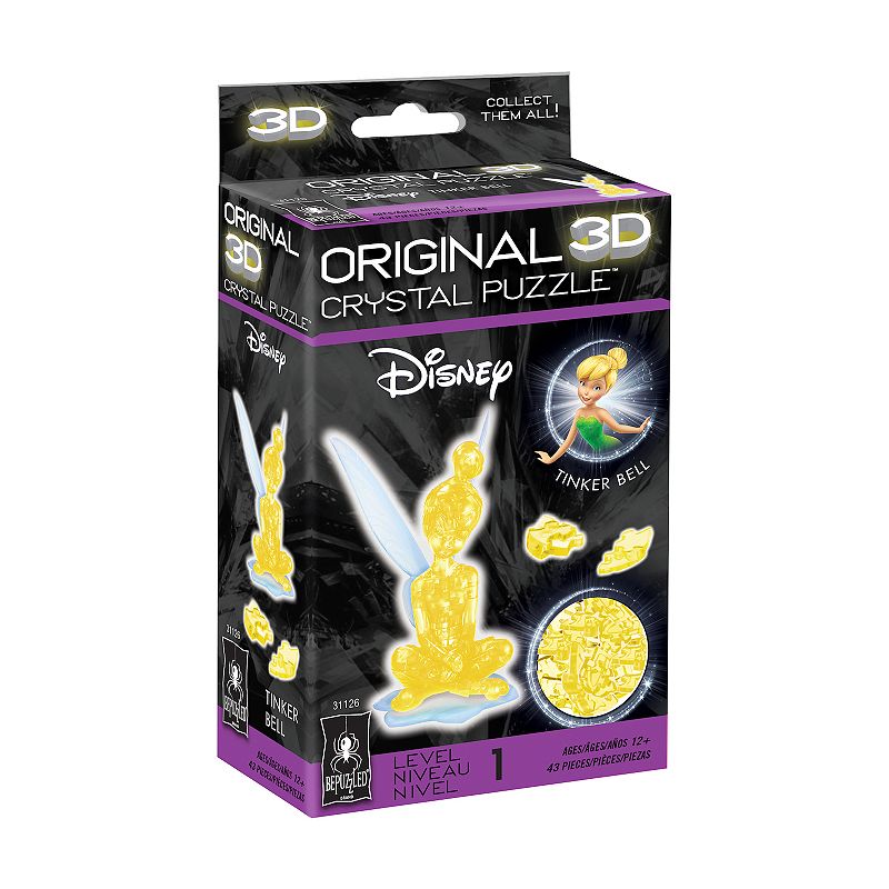 Disneys Tinker Bell 3D Crystal Puzzle by BePuzzled, Yellow