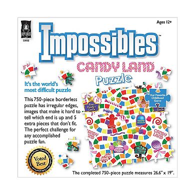 BePuzzled Hasbro Impossibles Candyland Puzzle