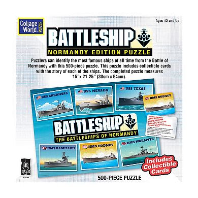 BePuzzled Battleship Collage World Puzzle