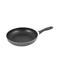 Oster Rigby 12 in. Aluminum Nonstick Frying Pan in Green with Pouring Spouts