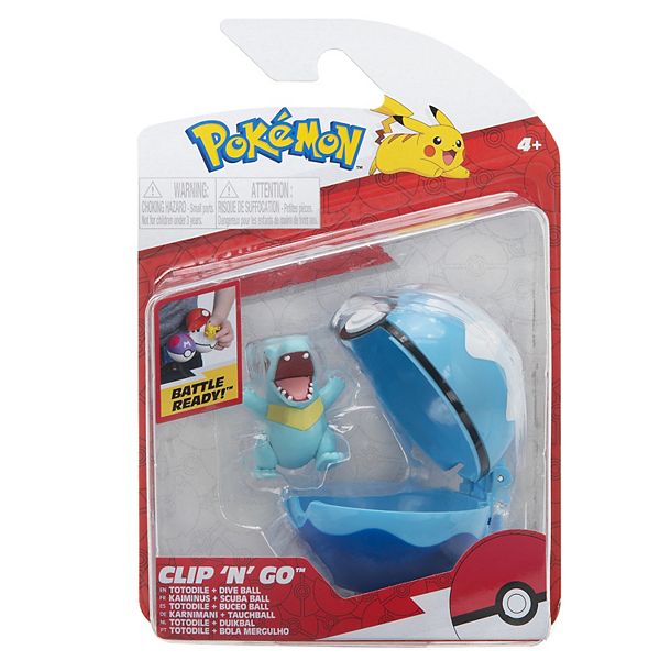 Pokemon Clip N Go Totodile Dive Ball