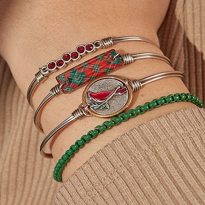 Luca Danni Sofia Green Box Chain Bracelet
