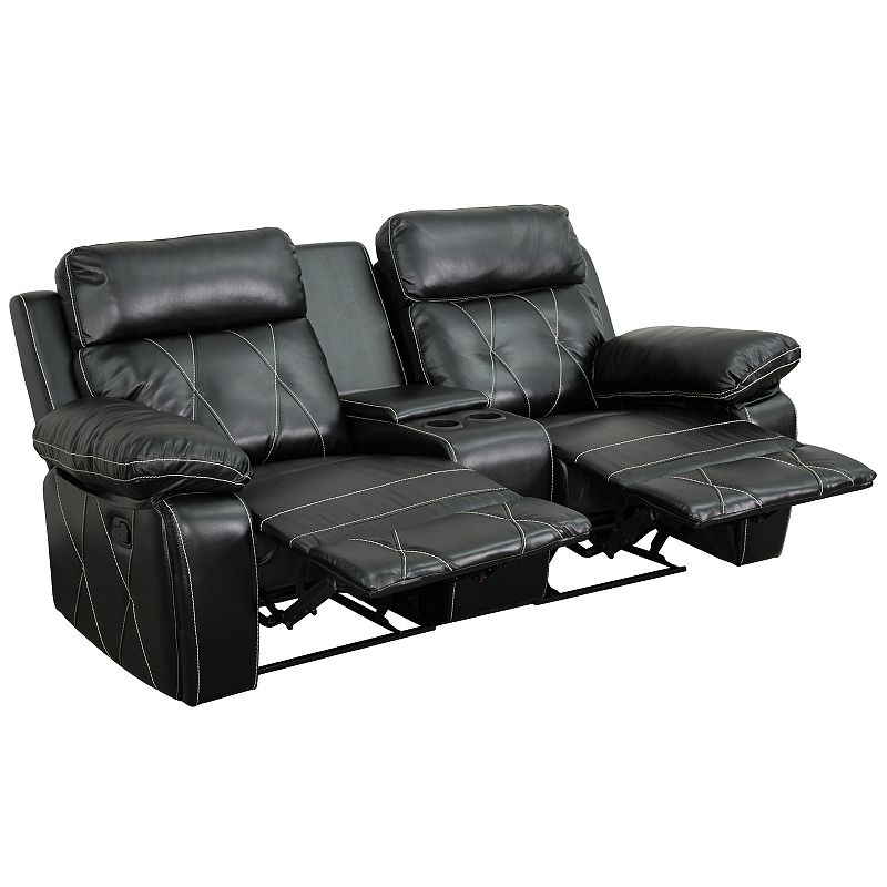 Flash Furniture Reel Comfort Reclining Theater Seating Chair 2-piece Set, B