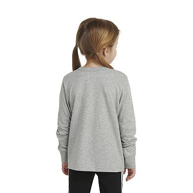 Toddler Girl adidas Long Sleeve Logo Tee