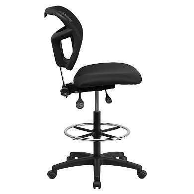 Flash Furniture Regina Mesh Mid-Back Drafting Desk Chair