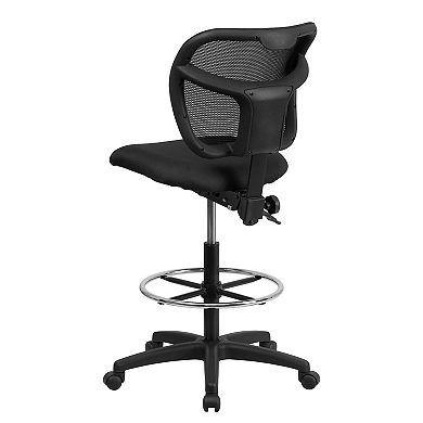 Flash Furniture Regina Mesh Mid-Back Drafting Desk Chair