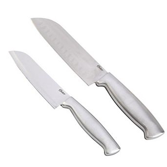Baldwyn 2 pc Stainles Steel Santoku Knife Set