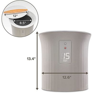 LiveFine Towel Warmer, Bucket Style Heater w/LED Display Fits 40” x 70” Towel