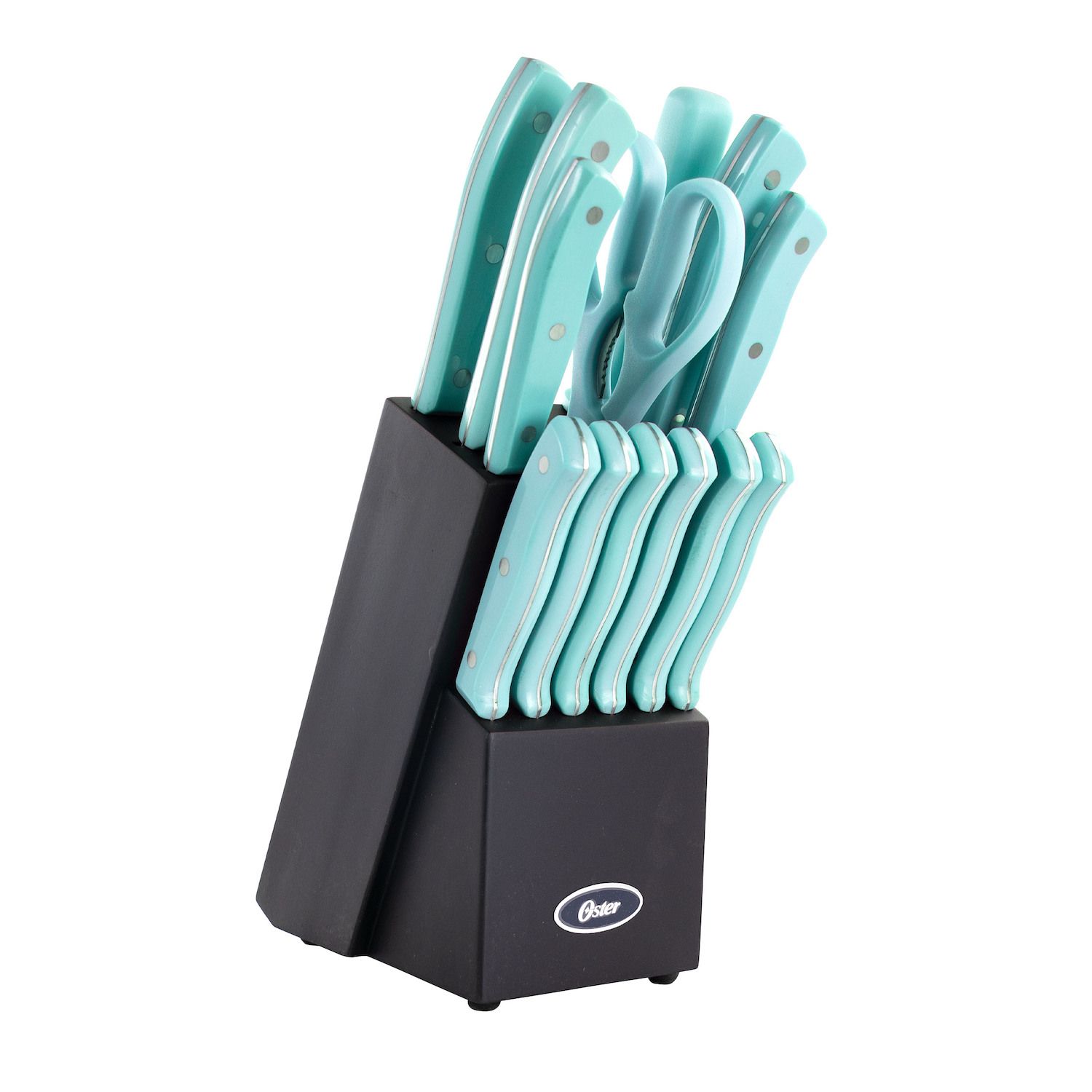 MegaChef 14-Piece Knife Set, Teal