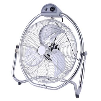 Optimus 20 in Grade Oscillating High Velocity Fan with Chrome Grill