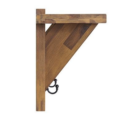 Alaterre Furniture Bethel Bench & Coat Hook 2-piece Set