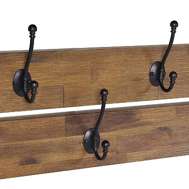 Alaterre Furniture Bethel Bench & Coat Hook 2-piece Set
