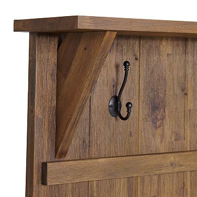 Alaterre Furniture Bethel Bench & Coat Hook 2-piece Set