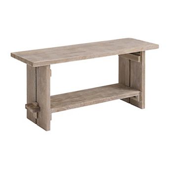 Alaterre Furniture Castleton Bench & Coat Hook 2 pc Set