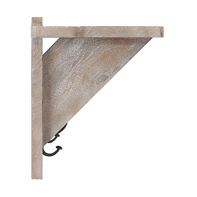 Alaterre Furniture Castleton Bench & Coat Hook 2-piece Set