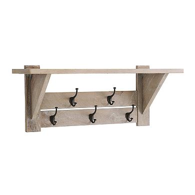 Alaterre Furniture Castleton Bench & Coat Hook 2-piece Set