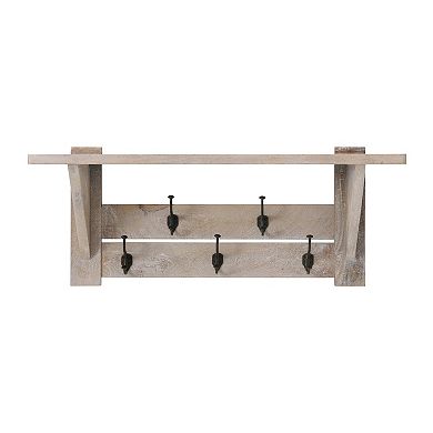 Alaterre Furniture Castleton Bench & Coat Hook 2-piece Set