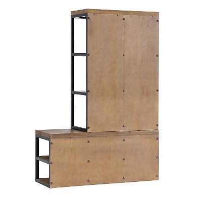 Alaterre Furniture Lloyd Hall Tree & Bench