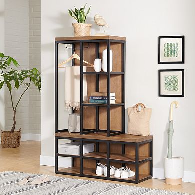 Alaterre Furniture Lloyd Hall Tree & Bench