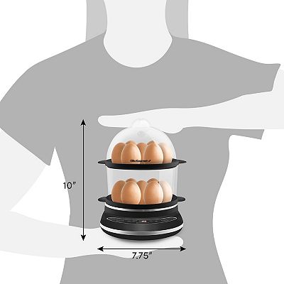 Elite Programmable 2 Tier Egg Cooker Steamer