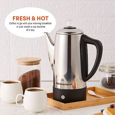 Elite Stainless Steel 12-Cup Percolator
